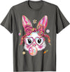 Women Girls Kids Rabbit T-Shirt in Asphalt Grey