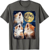 Hamsters Howling At Moon T-Shirt - Asphalt Grey