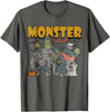 Monster Mash Vintage Ghost Halloween Funny T-Shirt - Asphalt Grey