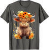 Western Shirts for Girls Men, Highland Cow Gifts Cow, Scottish Highland Cow, Western Wear, Highland Cow T-Shirt - Asphalt