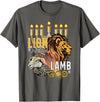 Claudia Williams Apparel Lion of Judah Lamb of God T-Shirt - Asphalt Grey