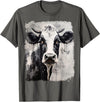Noah&Friends A Black White Cow T-Shirt - Asphalt Grey
