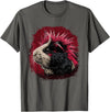 Guinea pig pet love Guinea Pig Punk T-Shirt - Asphalt Grey