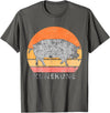Pig Lover ApparelGIFTCo. Vintage Just A Girl Who Loves Kunekune Pig T-Shirt - Asphalt Grey