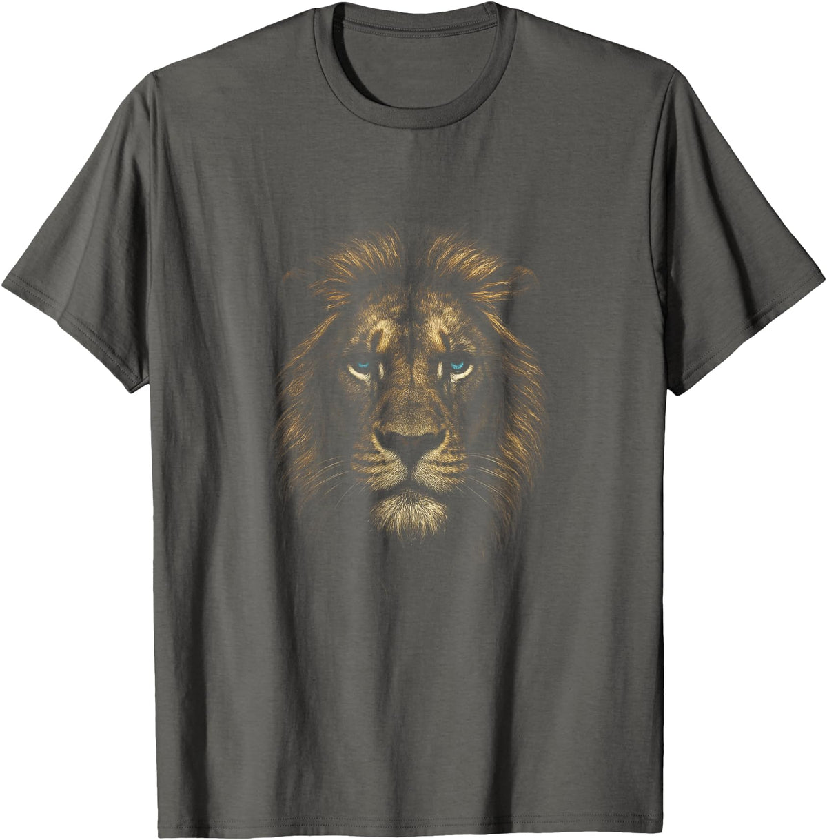 Lion Animal Designs Lion T-Shirt - Asphalt Grey