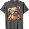 TeezooDesigns Stitched Up Teddy Bear T-Shirt - Asphalt Grey