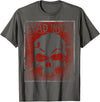 Scary Halloween Statement Costumes Dead Inside Skull scary Halloween T-Shirt - Asphalt Grey