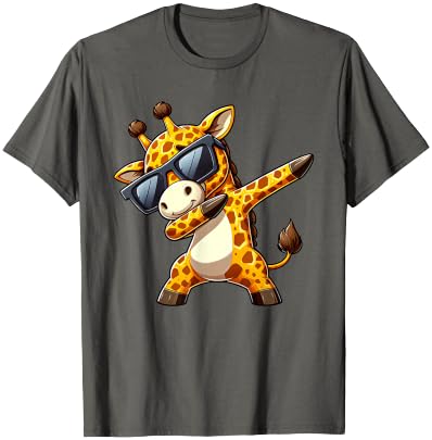 Cool Giraffe Dabbing T-Shirt - White