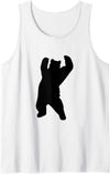 Its Drag Queen Merch Gay Black Bear LGBT Gay Pride Parade Tank Top - White