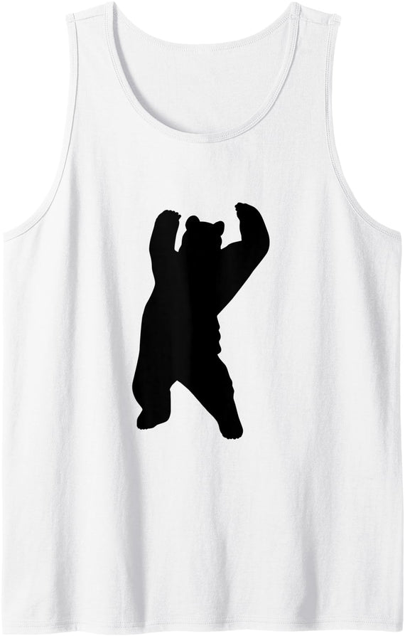 Its Drag Queen Merch Gay Black Bear LGBT Gay Pride Parade Tank Top - White