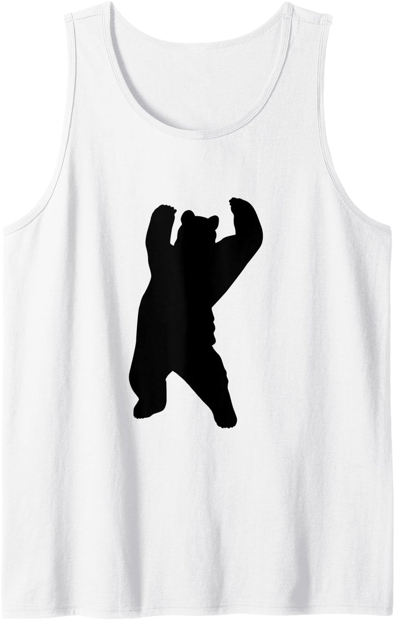 Its Drag Queen Merch Gay Black Bear LGBT Gay Pride Parade Tank Top - White