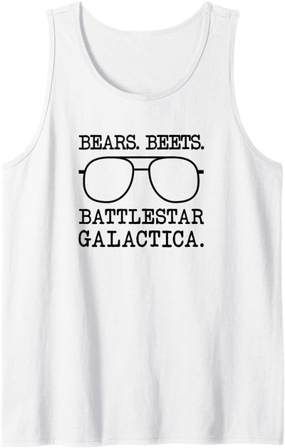 Bears. Beets. Battlestar. Tank Top