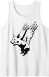 Flying Pig Funny Animals Flying Pig with Wings Fly Pig Lovers Tank Top - White