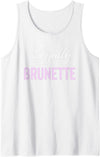 Bailey Bear Apparel Legally Brunette Lawyer Attorney Law School Tank Top - White