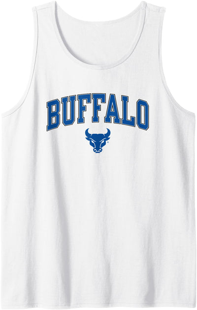 Elite Authentics Buffalo Bulls Arch Over White Officially Tank Top