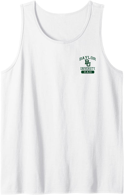 Mens Baylor Bears Dad Left Chest Officially Licensed Tank Top