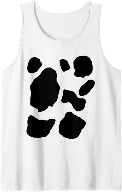 Cute Kids Animal Costumes Easy Cow Halloween Costume White Tank Top