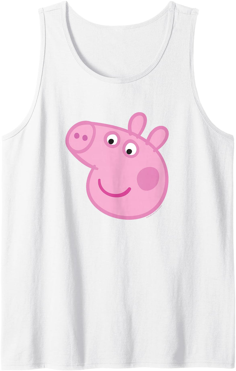 Peppa Pig Big Face Tank Top - White