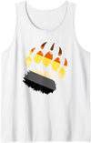 LGBTQ Bear Flag Gay Pride Gift For Men LGBTQ - Hairy Bear Pride Gay Bear Paw Pride Parade Tank Top - White