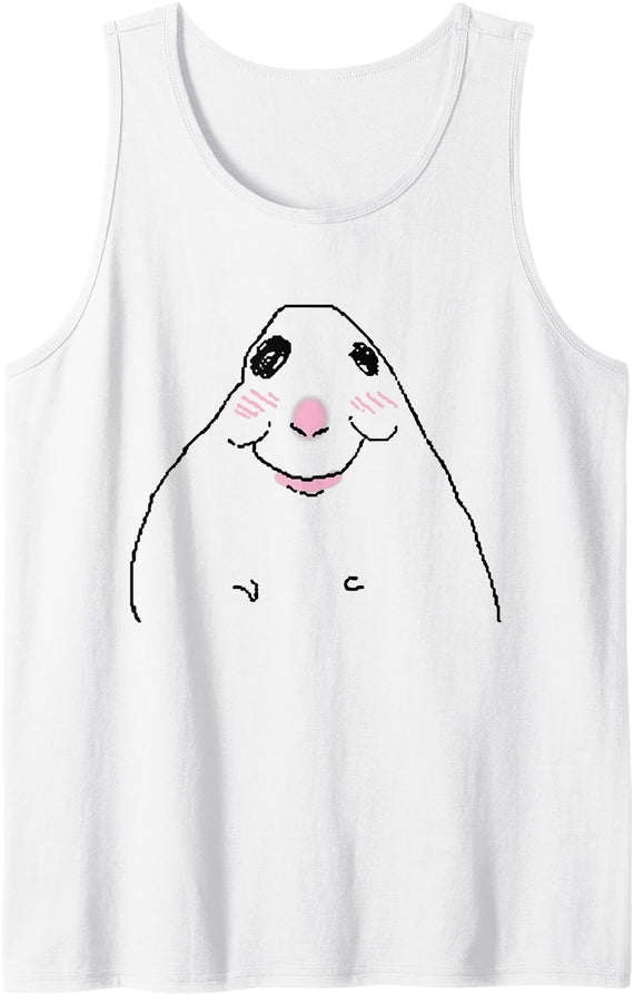 Hamster Meme Tank Top - As Pictured