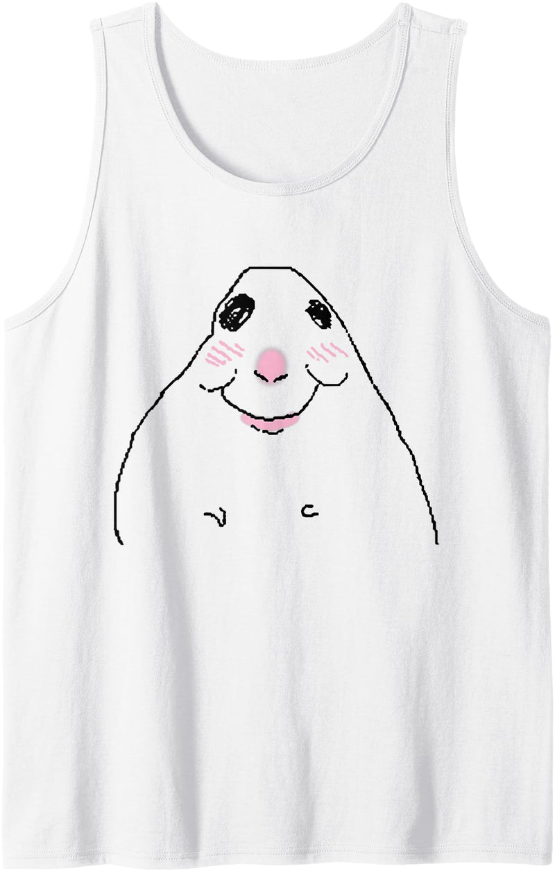 Hamster Meme Tank Top - As Pictured