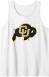 Elite Authentics Colorado Buffaloes Apparel Icon Officially Licensed Tank Top - White