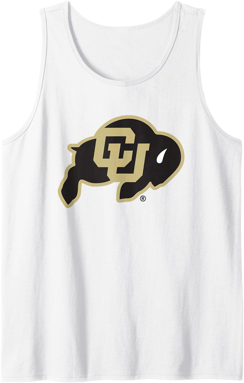Elite Authentics Colorado Buffaloes Apparel Icon Officially Licensed Tank Top - White