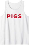 Arkansas Sports Designs PIGS Arkansas Tank Top - White