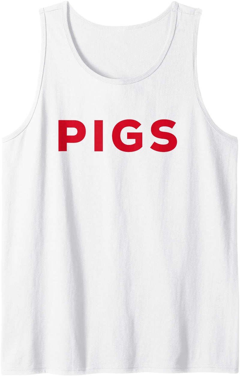Arkansas Sports Designs PIGS Arkansas Tank Top - White
