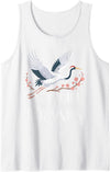 Sandhill Crane Birding Bird Lover SteMi Apparel Sandhill Crane Bird Lover Birdwatching Ornithology Birder Tank Top - White