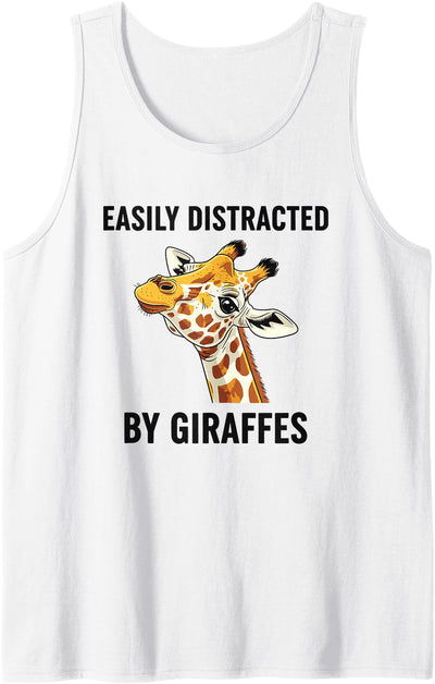 Easily Distracted By Giraffes Tank Top
