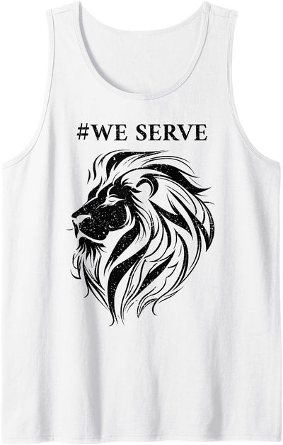 We Serve Lions Vintage Lions club international Tank Top