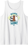 Cartoon Network We Bare Bears Bears Win Tank Top - White