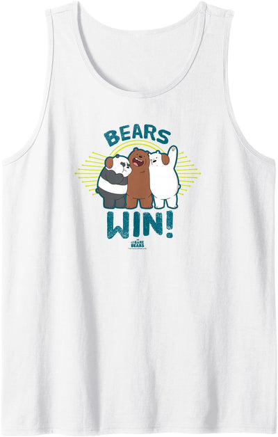 We Bare Bears Bears Win Tank Top