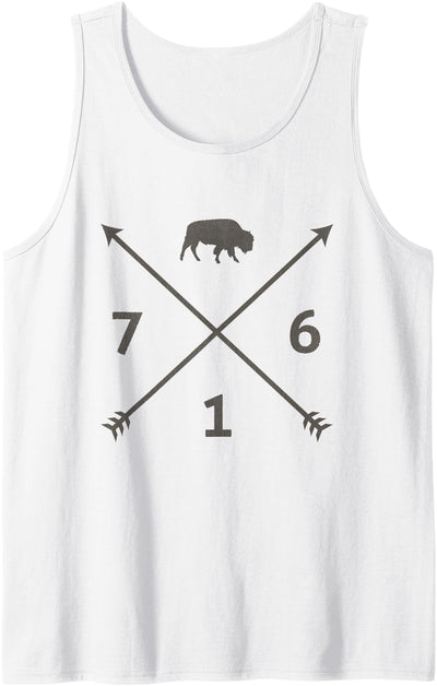 Buffalo Souvenirs Bflo Wny Buffalo New York Area Code 716 Tank Top