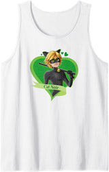 Miraculous Ladybug Valentine's Day Love from Cat Noir Tank Top