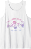 We Love Tennessee - Great Smoky Mountains Great Smoky Mountains Tennessee Mountains Bear Vintage Tank Top - White