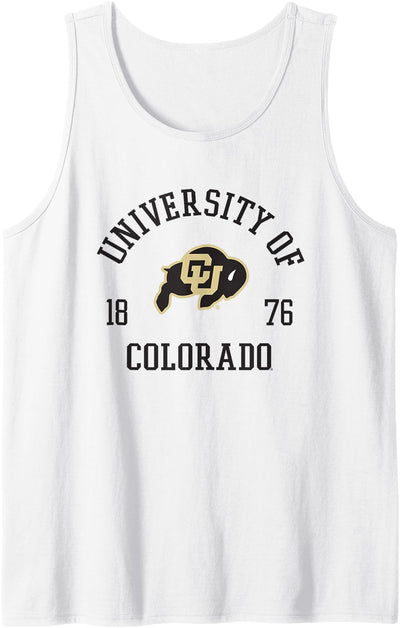 Cow Elite Authentics Colorado Buffaloes Stamp Officially Tank Top