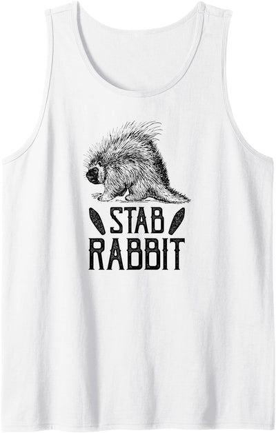 Stab Rabbit Porcupine Pun Tank Top