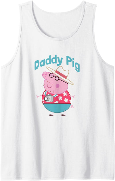 Mens Peppa Pig Daddy Pig Tank Top Small