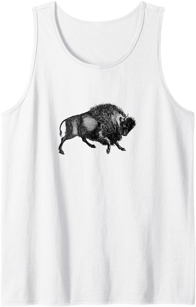 Cow Wild Outdoors Buffalo Bison Tank Top