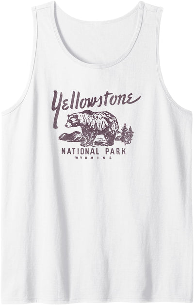 Yellowstone National Park Bear Graphic Tank Top