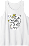 Scotland Coat Of Arms Scottish Lion Tank Top - White