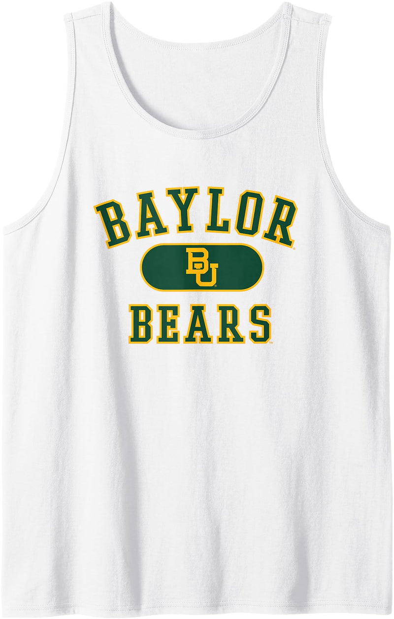Elite Authentics Baylor Bears Varsity Officially Licensed Tank Top - White