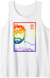 Bobo Bear Mens Adam Likes Pride Tank Top - White