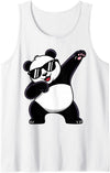 Panda Gift Panda Bear Lover Accessories & Stuff Funny Panda Art for Men Women Kids Panda Lovers Panda Bear Tank Top - White