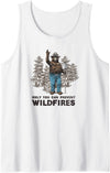 Smokey Bear Only You Can Prevent Wildfires Tank Top - White