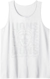 Back to School Lion Spirit Lunch Lady Zoo Day Kids Vintage Lions School Mascot Game Day Men Teacher Boy Women Tank Top - White