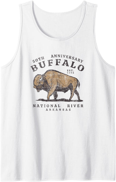 Cow Take Me to the Buffalo River 50th Anniversary Buffalo Tank Top