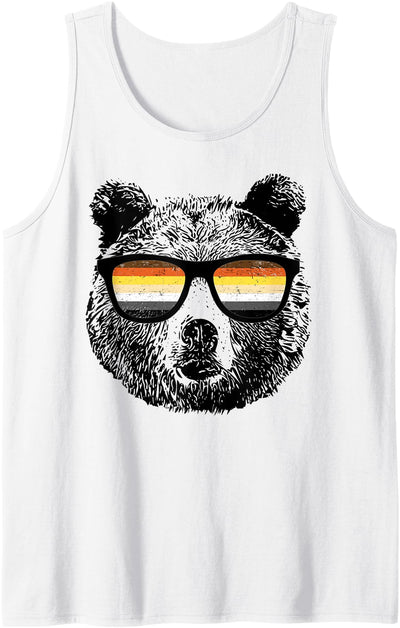 Equal Rights Gay Bear Sânpebe Designs Gay Bear with Sunglasses Tank Top
